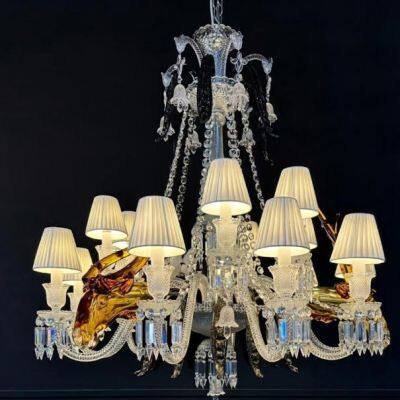 Luxury Chandelier With Swarovski Crystal and Baccarat Chandelier