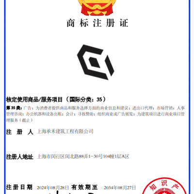 Trademark Registration Certificate