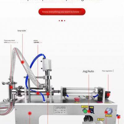 Universal Liquid Filling Machine, Small-scale Sesame Oil Quantitative Filling Equipment, Glass Cleaner and Disinfectant Filling Machine, in Stock photo-5