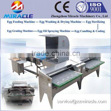 Machine for grading chicken eggs, 100% sus304 egg weight sorting, produce egg grader machines