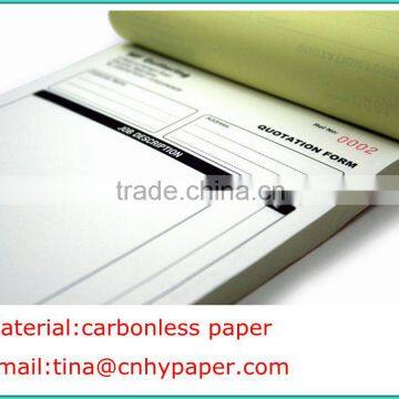 Customized Invoice printing book