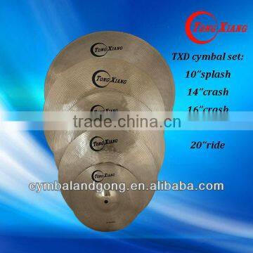 TXD manual cymbal set:10"--20" B20 cymbal