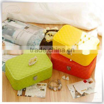 Lady gifts pu leather box for jewelry wholesales