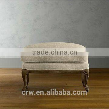 OA-4087 Solid Oak Sofa Stool