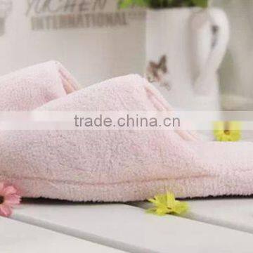 Pure Color Good Quality Cotton Girls Inddor Bathroom Slippers the Newest Winter Slippers photo-4