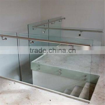 Frameless Glass Stairs Railing Glass Fence photo-4