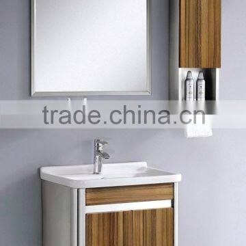 Design red color hotel mirror luxury stainless vanity