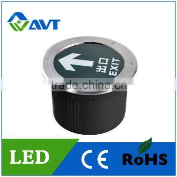 LED Exit Sign Underground Light LED underground light 6W Tempered glass & stainless steel