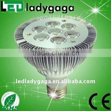 7x1w led spot light