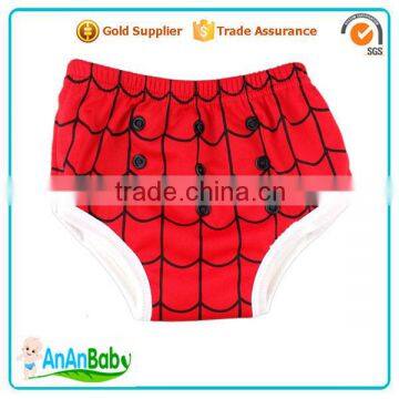 AnAnBaby Prints SNAP-ON Bedwetting Toddler Training Pants With Bamboo Inner
