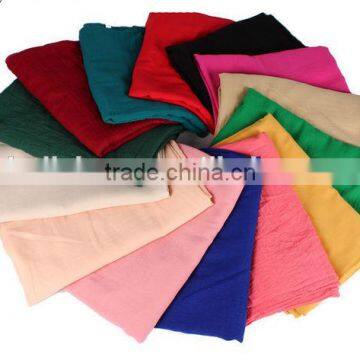 14 Colors in Stock Fashion Women Lady Cotton & Linen Pashmina Scarf Wholesale