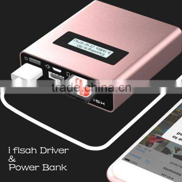 High Speed USB Charger Power Bank I Flash Driver HD And Power Bank 5V/2A 5200mAh photo-3