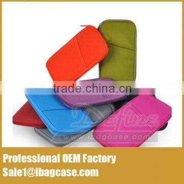 Colors Polyester branded travel wallet