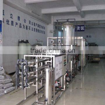 Reverse osmosis system ion exchanger water treatment machine