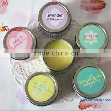metal tin box candle