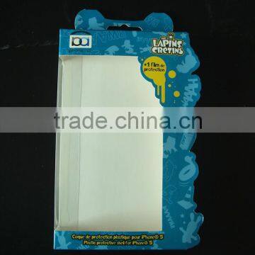 Kraft cardboard gift packaging box with plastic inner tray