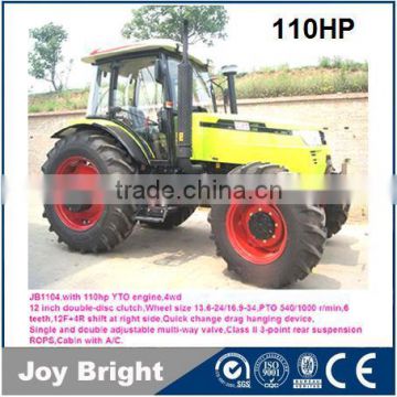 110hp tractor with 12+4R shift at the right hydraulic steering