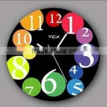 Black Acrylic Art Wall Clock