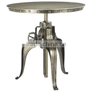 Industrial Crank Table, Industrial Furniture, Vintage Industrial Restaurant Table