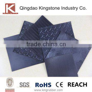 Wide Rib Rubber Flooring Roll for industrial and commercial