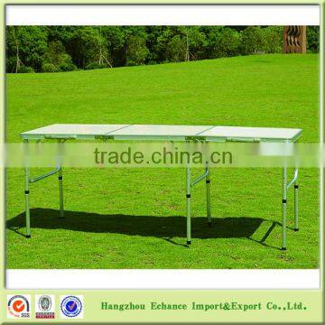 Outdoor best sell Aluminum alloy 3 folded Ajustable Folding Picnic Table-FN4311