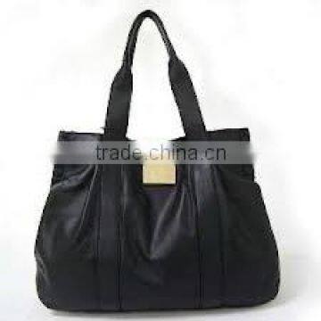 2015 LADIES HANDBAGS LEATHER MATERIAL BLACK COLOR