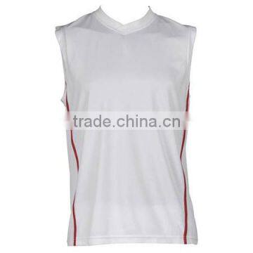 Basketball Sleeveless T-Shirt White