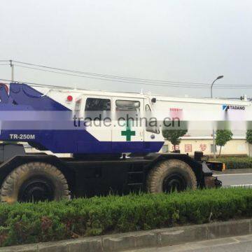 Used Good Condition Terrain Crane TADANO TR250 in Cheap Price for Sale photo-4