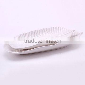 Leaf Shape Melamine Dish Plate photo-3