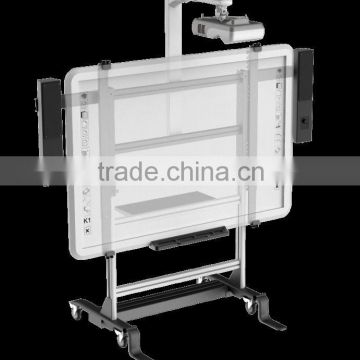 Mobile stand with projector bracket