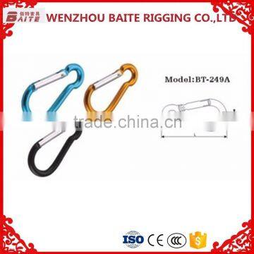 Hot Selling High Quality ALUMINUM CARABINER Yellow or Gold SPRING HOOK China Rigging Hardware Manufacture photo-4