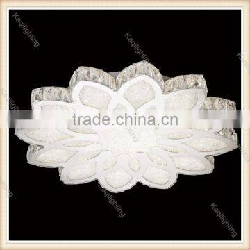 Factory Supply 2016 Hottest Design led ceiling flush, Lutos shape Crystal Ceiling Light For Villa for temple