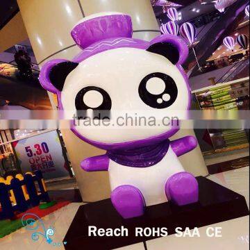 China factory wholesale lovely fiberglass cartoon sculpture for mall decor