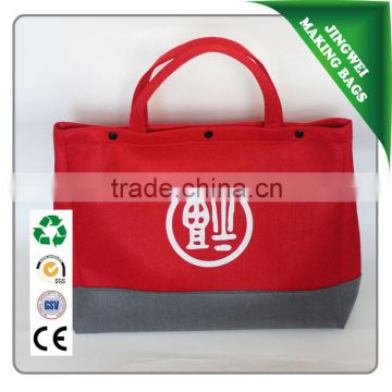 The new package Classic red material Handbag felt cloth bag for shopping