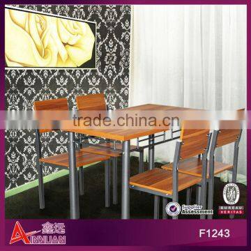 F-1243 modern Metal framed dining table