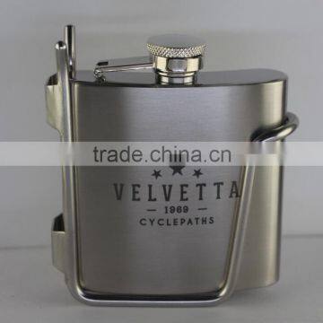 Whisky Hip Flask and Hip Flask Holder Set