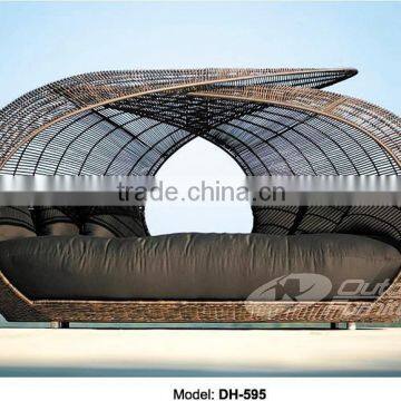Hot sale outdoor round rattan daybed (DH-595)                        
                                                Quality Choice