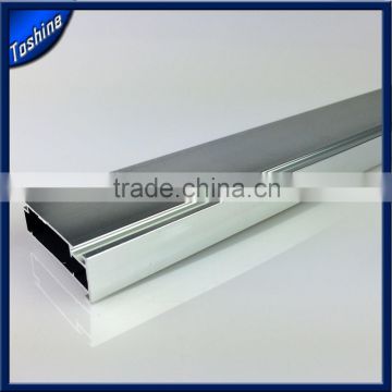 aluminum edging profile in kitchen cabinet