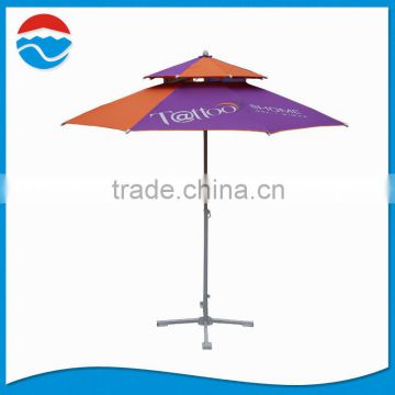 double lay beatiful strong vented umbrella