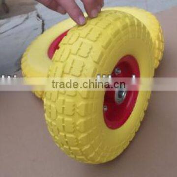 wheelbarrow pu wheels 10 inch for America marketing