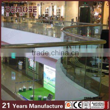 2015 nice railings price glass selling champion clear glass railing wholesale glass aluminium balcony railing