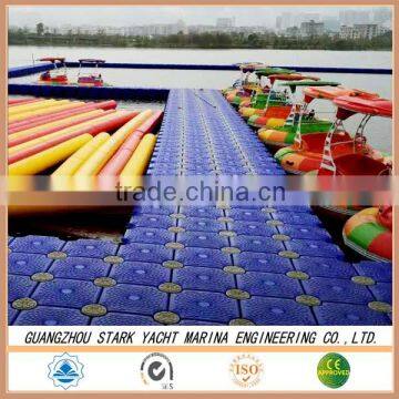 Plastic hdpe floating pontoon marina for the water park