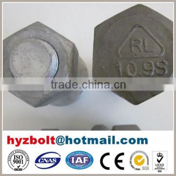 High strength astm a325 bolts with A563 nut and F436 washer