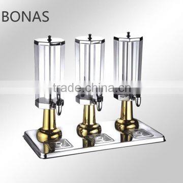 Stainless steel hot and cold milk tea dispenser