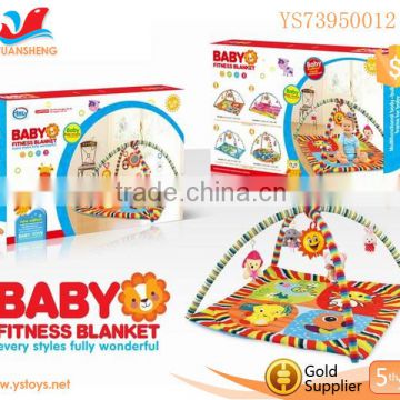 2015 New Design Soft Play Mat Baby Fitness Frame With Music Baby Toy baby first year mat