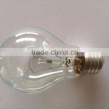 A19 E27 clear incandescent bulb bulb with 1000H lifespan