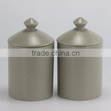 Natural Soy Scented Candle in Ceramic Jar With Matte Color photo-4