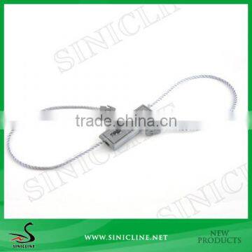 Sinicline double ended plastic seal tags with logo in relief