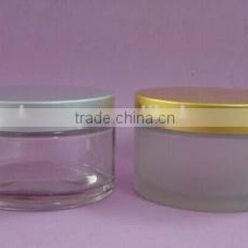 Frosted Cosmetic Cream Glass Jar A-1