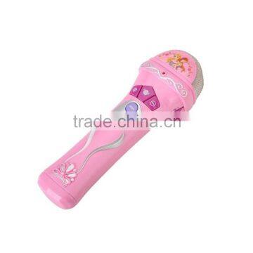 2016 custom ABS plastic echo toy microphone with stand